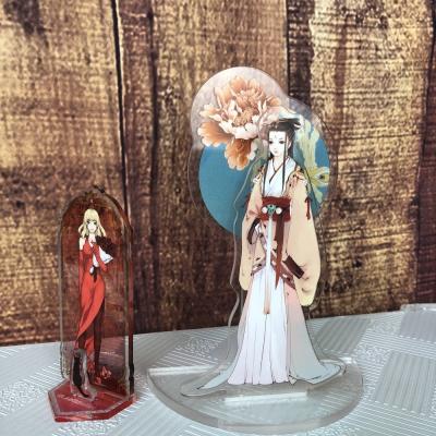 China CMYK Print Anime Gift Set Magnetic Custom Acrylic Standees for sale