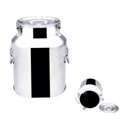 China Stainless Steel 5 Gallon Milk Jug 1.0mm 20 Litre Steel Bucket With Spigot for sale
