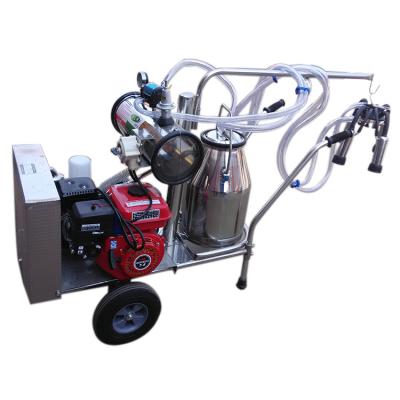 China Hand Operated Electric Mobile Milking Unit With Rotary Vane Vacuum Pump for sale