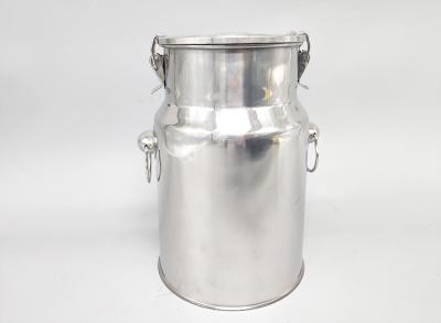 China Mini 0.6mm 5 Litre Stainless Steel Milk Can Farm Transportation Container for sale