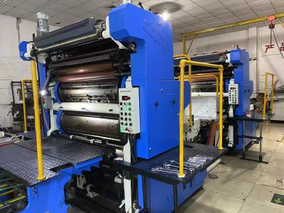 China Tinplate Sheet Printing Automatic 2 Color Crabtree Printer For Tin Can Production for sale