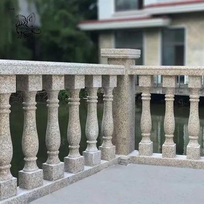 Китай Modern Marble Balustrade Handrail Natural Stone Granite Balcony Railing Pillar Outdoor Villa Customize продается