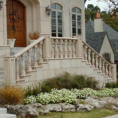 Китай White Marble Balustrades Handrail Natural Stone Baluster Railing French Decorative Staircase Column Outdoor продается