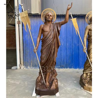 China Bronze Statue Jesus Sculpture of Christ Brass Life Size hristian Religious hurch Metal Factory Spots Goods en venta