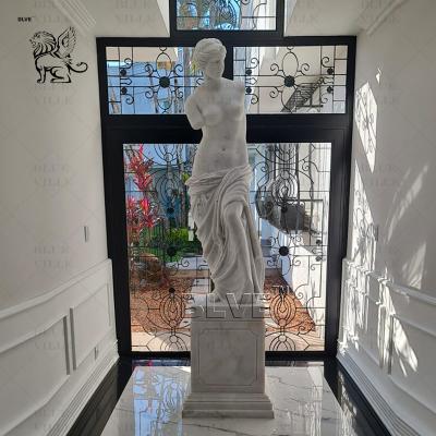China Marble Venus Sculpture Naked Woman Roman Goddess Life Size Statue Stone Carving Villa Home Decoration en venta