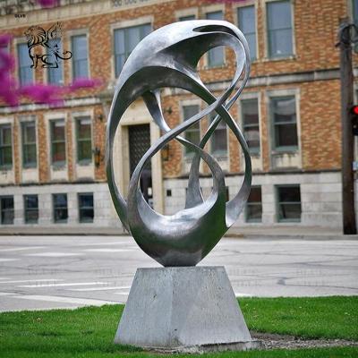 Китай Cast Aluminum Sculpture Unusual Abstract Metal Outdoor Art Sculptures Landscape Decor Large продается