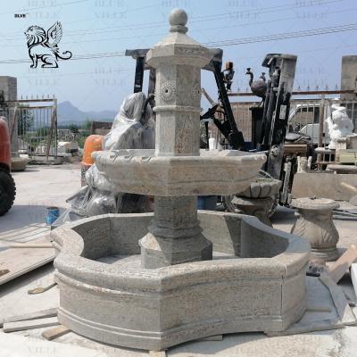China Granite Garden Fountain Marble Outdoor Fountains Natural Stone Handcarved Front Yard en venta