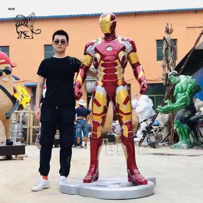 China Marvel Avengers Iron Man Sculpture Resin Life Size Mark 43 Statue Home Decoration for sale