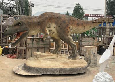 China Fiberglass Dinosaur Statue Garden Resin Animals Tyrannosaurus Sculpture for sale
