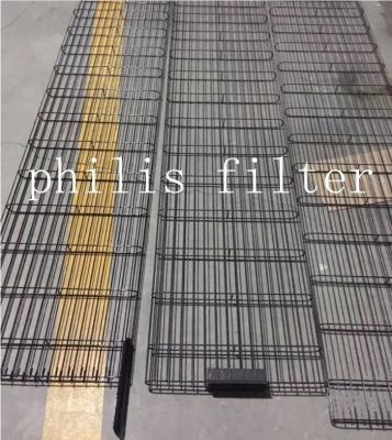 China Flat Skeleton Nylon Mesh Filter Bag Cages Carbon Steel SS304 for sale