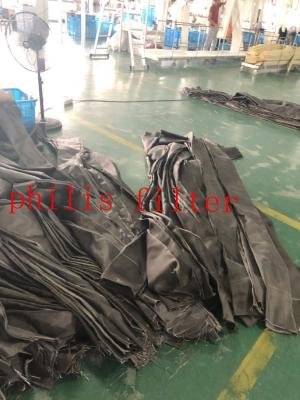 China Woven Weave Black Fiberglass Filter Fabric Anti Acidic Anti Alkaline for sale