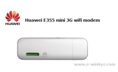China Huawei Brand new 3g modem original Unlock HSPA 21.6Mbps HUAWEI E355 3G WiFi Sim Card Modem for sale