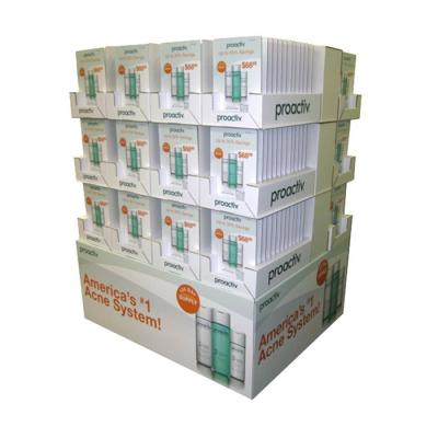 China Material Recyclable Free Design Cheaper High Quality Recyclable Promotion Pallet Display For Cosmetics for sale