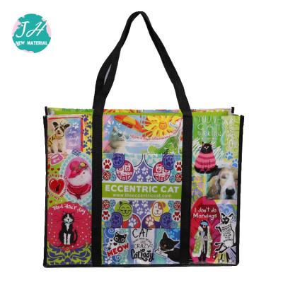 China 42*14*33cm Cartoon Printed Foldable Shopping Carry Bags , Polypropylene Reusable Grocery Bag for sale