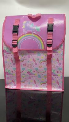 China Mochila como las compras no tejidas rosadas Carry Bags del color 140gsm en venta