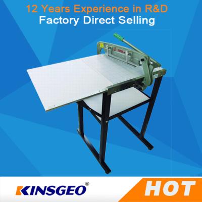 China Manual Automatic Wet Dry Textile Testing Equipment Fabric Sample Cutter Machine 150kg for sale