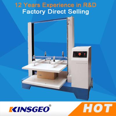 China 550kg Computer Package Testing Equipment , Automatic Carton Compression Tester with One Year Warranty for sale