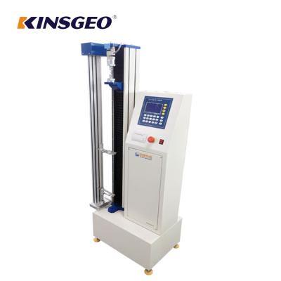 China 50-500 mm/min Speed Floor Type Tensile Strength Testing Machine Leather with Single Column for sale