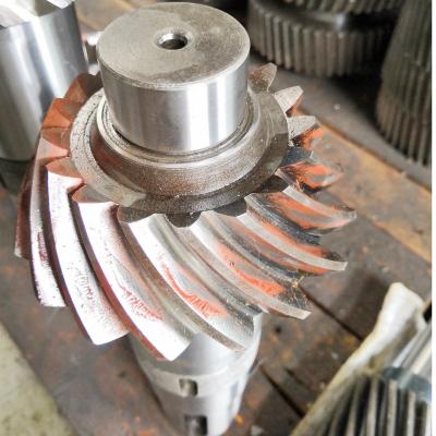 China AISI 4320 Steel Bevel Gear Set Helix Bevel Gear DP3.09 12T 33T for sale