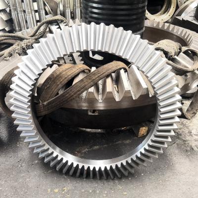 China Customized 90 Degree Coniflex Straight Bevel Gears For Steel Plant for sale