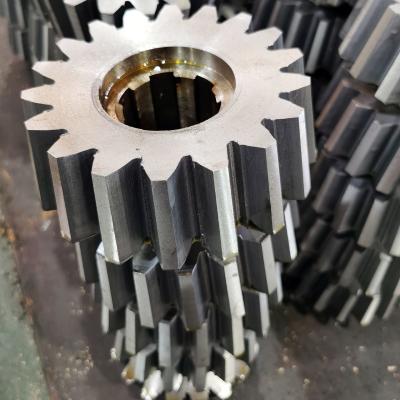 China 6 Module 18T Straight Bevel Pinion Spur Gear 42CrMo Steel for sale