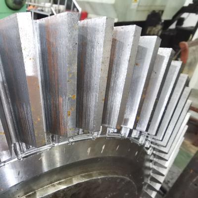 China 9 Module 90 Degree Spur Gear Straight Tooth Gear Shaping for sale