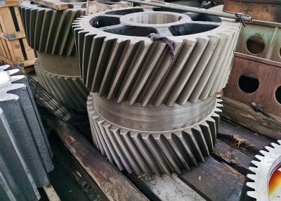 China Casting Steel ZG 42CrMo Double Helical Gears Wheel 35T Gear Hobbing for sale