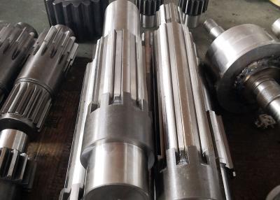 China Rectangular Spline Gear Shaft Alloy Steel 20CrMnTi Gear Drive Shaft for sale