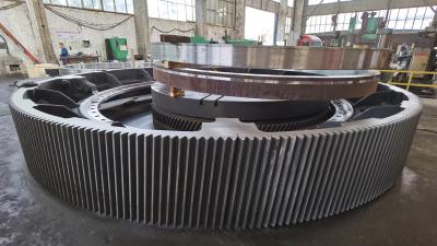 China Assembled Large Ring Gear Wheel Four Segments 260HB 450mm For Mining Industry for sale
