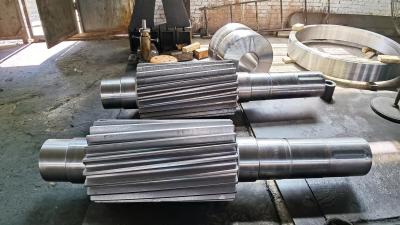 China Forging Steel Pinion Helical Gear Grinding Input Main Shaft 17CrNiMo6 62 HRC en venta