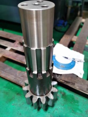 China CNC Machining Transmission Quenching Gear Shaft For Industrial Automation Te koop
