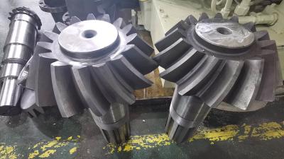 China 35° Helix Conical Gear With HRC58 - 62 Surface Hardness for sale