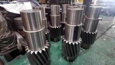 China CNC Machining Transmission Steel Gear Shaft Customized Weight Carton Box Package Te koop