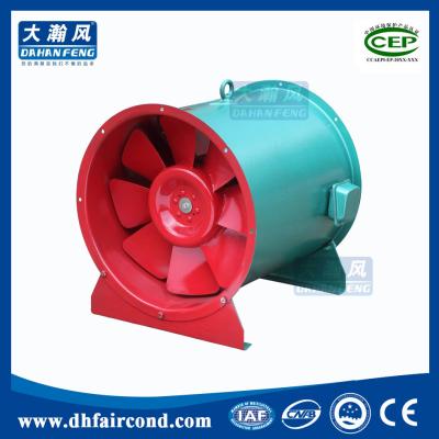 China DHF industrial commercial Fire-fighting smoke-exhaust fan with high temp air exhaust ventilation blower fire smoke fan for sale