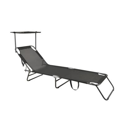 China Supplier Modern Custom Beach Bed Outdoor Foldable Camping Bed With Canopy And Arms for sale