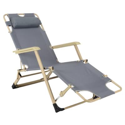 China Modern Outdoor Adjustable Weightless Folding Extended Lounger Pillow Recliner Weightless Chair Folding for sale