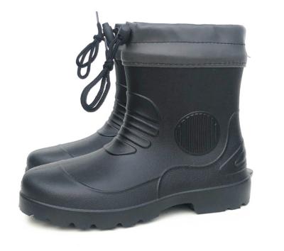 China EVA Medium Short Tube Men'S Rain Boots Lightweight Rain Boots for sale