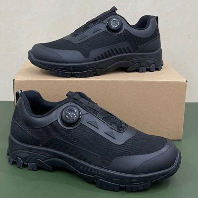 China Ultra light automatic buckle training shoes, breathable training running shoes à venda
