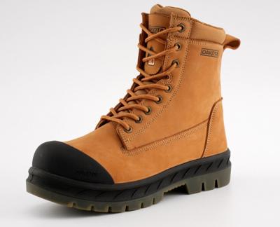 China High Top Steel Toe Caps Genuine Leather Fashion Trend Work Boots Work Shoes for sale