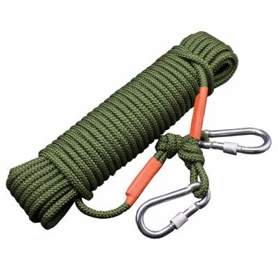 China Umbrella Rope 8mm Rope Steel Wire Core Fire Escape Rope Floor Climbing Self Rescue Rope Military for sale