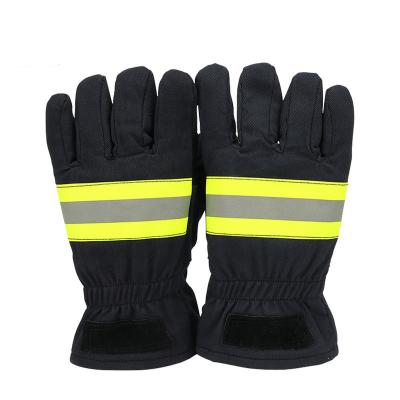 China Reflective Rescue Gloves Fire Rescue Protective Gloves for sale
