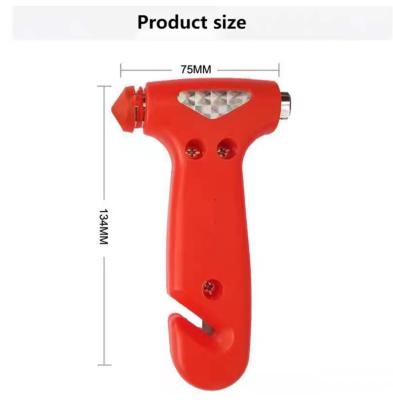 China Car Safety Hammer Car Window Breaker Multi-Functional Escape Device Emergency Glass Hammer Portable Rescue Hammer for sale
