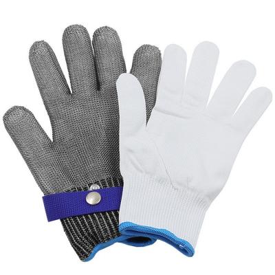 China Food Grade Kitchen Safety Gloves With Buckle, Anti-Oil And Anti-Slip Protective Gloves for sale