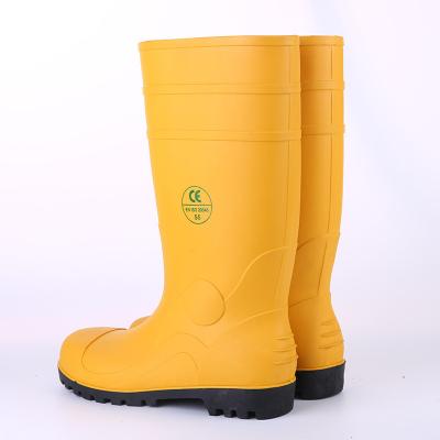 China High-Top Steel Baotou Steel Soled Rain Boots Smashing And Piercing Protective Boots Waterproof Safety Shoes for sale