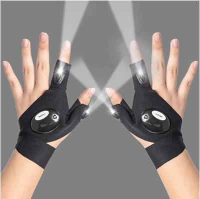 China LED Flashlight Fishing Racing Gloves Work Other Sports Gloves Fish Fingerless Home Fishing Gloves for sale