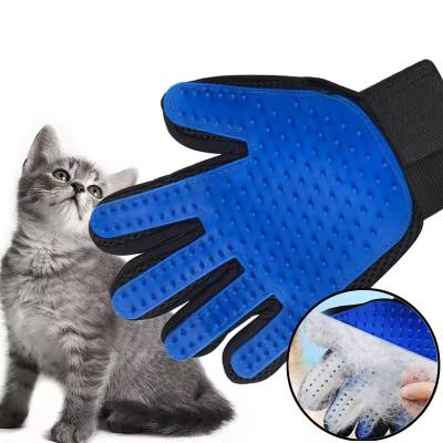 Cina ODM Hot Selling Bathing Brush Hair Remover Cats Dogs Grooming Pet Cleaning Massage Pet Hair Remover Glove in vendita