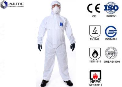 China Desgaste cómodo de la seguridad del PPE, ajuste respirable químico del grado óptimo del traje protector en venta
