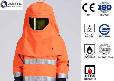 Chine S-3XL orange soudant la preuve d'instantané d'arc de vêtements de protection normale pour ASTM F19 à vendre