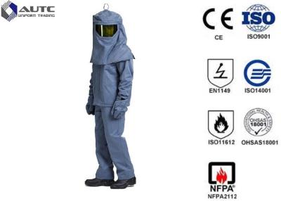 China XXL Complete Production Line 40cal Arc Flash Protective Fire Resistant Bib Jacket Pants & Hood for sale
