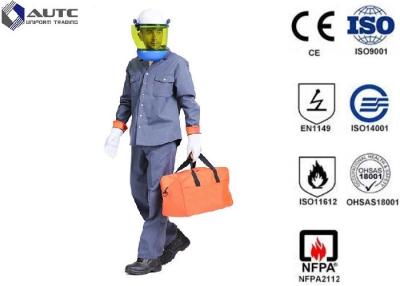 Cina 8 calorie del PPE di usura della sicurezza uniformano l'anti olio di categoria 1 del fuoco di ASTM F2621 resistente in vendita